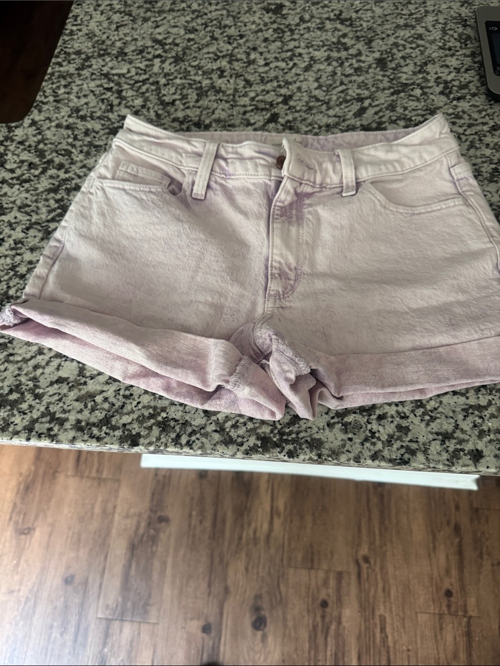Women's Cotton Denim Roll-Hem Shorts